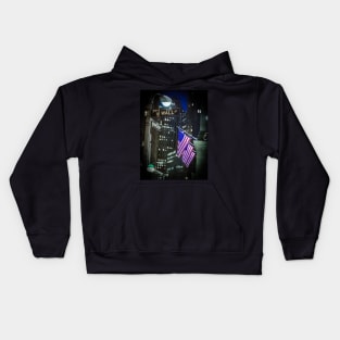 Wall Street, Manhattan, New York City Kids Hoodie